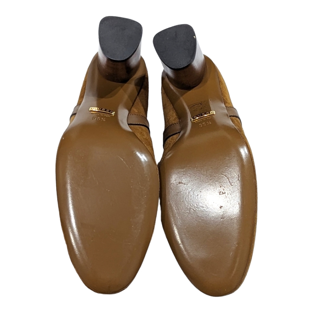 Authentic Gucci Maori Lifford Heeled Boots 35.5 - Picture 10 of 16